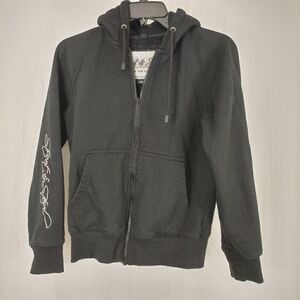 Street & Steel Ride The Life Womens Embroidered Sweatshirt Like Jacket Size Smal